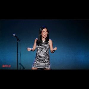 H&M Ali Wong Striped Floral Maternity Dress